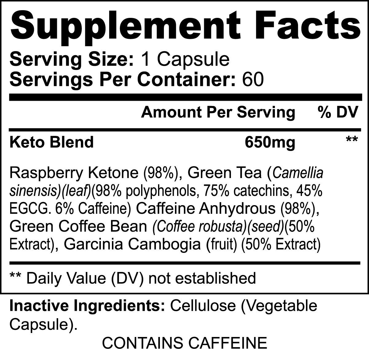 Keto-5 Metabolism Boost